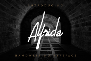 Alfrida: A Handwritten Font with a Modern Edge
