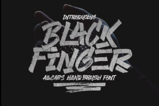 Black Finger: A Unique Handwritten Font with Organic Charm
