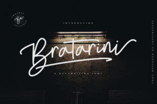 Bratarini: A Handwritten Font with Character
