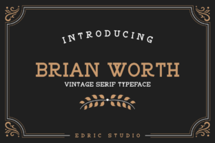 Brian Worth Serif Font