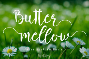 Butter Mellow: A Handwritten Font That Adds Warmth and Personality to Your Designs