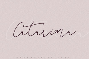Catarina Font: A Handwritten Charm for Creative Projects