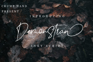 Demonstran: A Handwritten Font with a Modern Edge