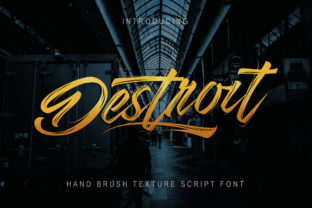 Destroit: A Bold Statement in Handwritten Typography