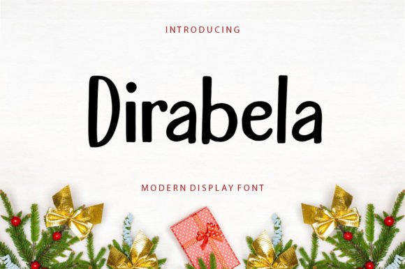 Dirabela: A Bold Handwritten Font for Modern Creativity