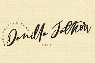 Discover Danilla Jathorr: A Script Font with Organic Charm