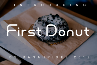 First Donut: A Fresh Take on Slab Serif Typography