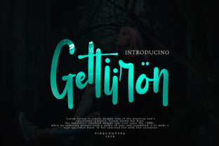Gettiiron: A Timeless Handwritten Font with Distinctive Swashes