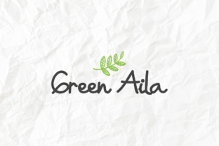 Green Aila: A Whimsical Font for Creative Expression