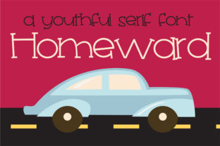 Homeward: A Whimsical Serif Font for Joyful Design