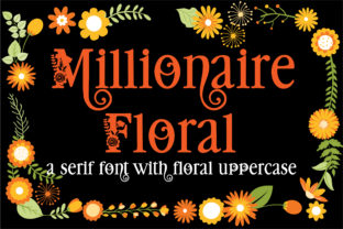 Millionaire Floral: A Serif Font with a Touch of Luxury