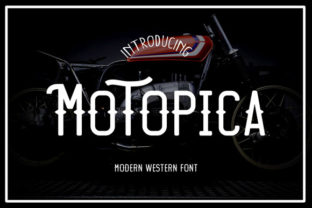 Motopica: A Vintage Font with a Modern Twist for Strategic Design
