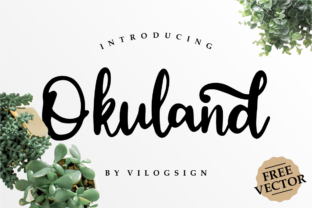 Okuland: A Handwritten Font with Character and Charm