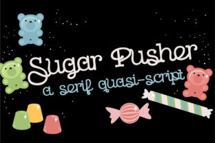 Sugar Pusher: A Handwritten Font with a Sweet Touch