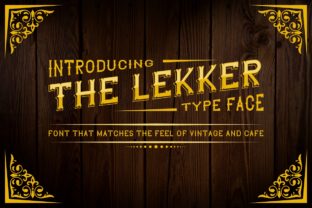 The Lekker: A Retro Font That Elevates Your Design