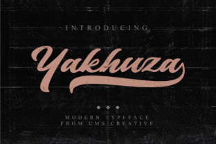 Yakhuza: A Handwritten Font with Contemporary Appeal